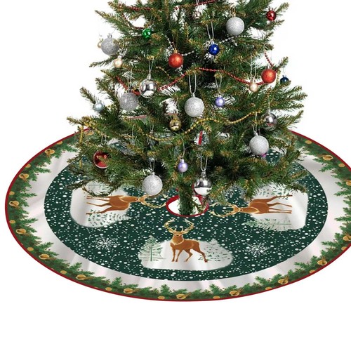 Tappeto albero natale 90cm - tappeto,