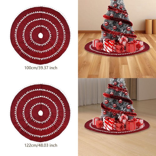 Gonna rossa per albero - , di