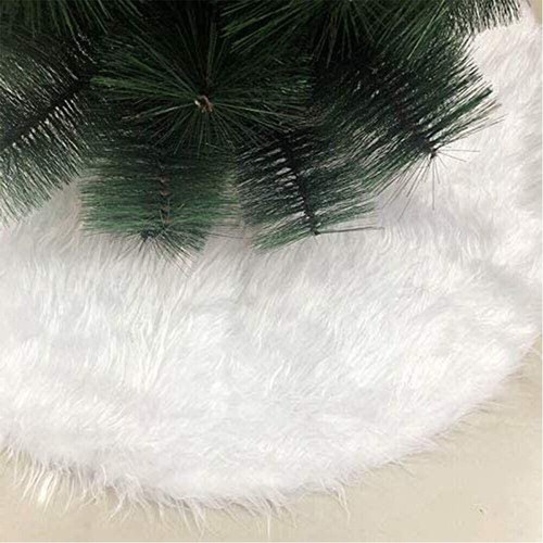 Tappeto bianco pelliccia gonna - bianco,